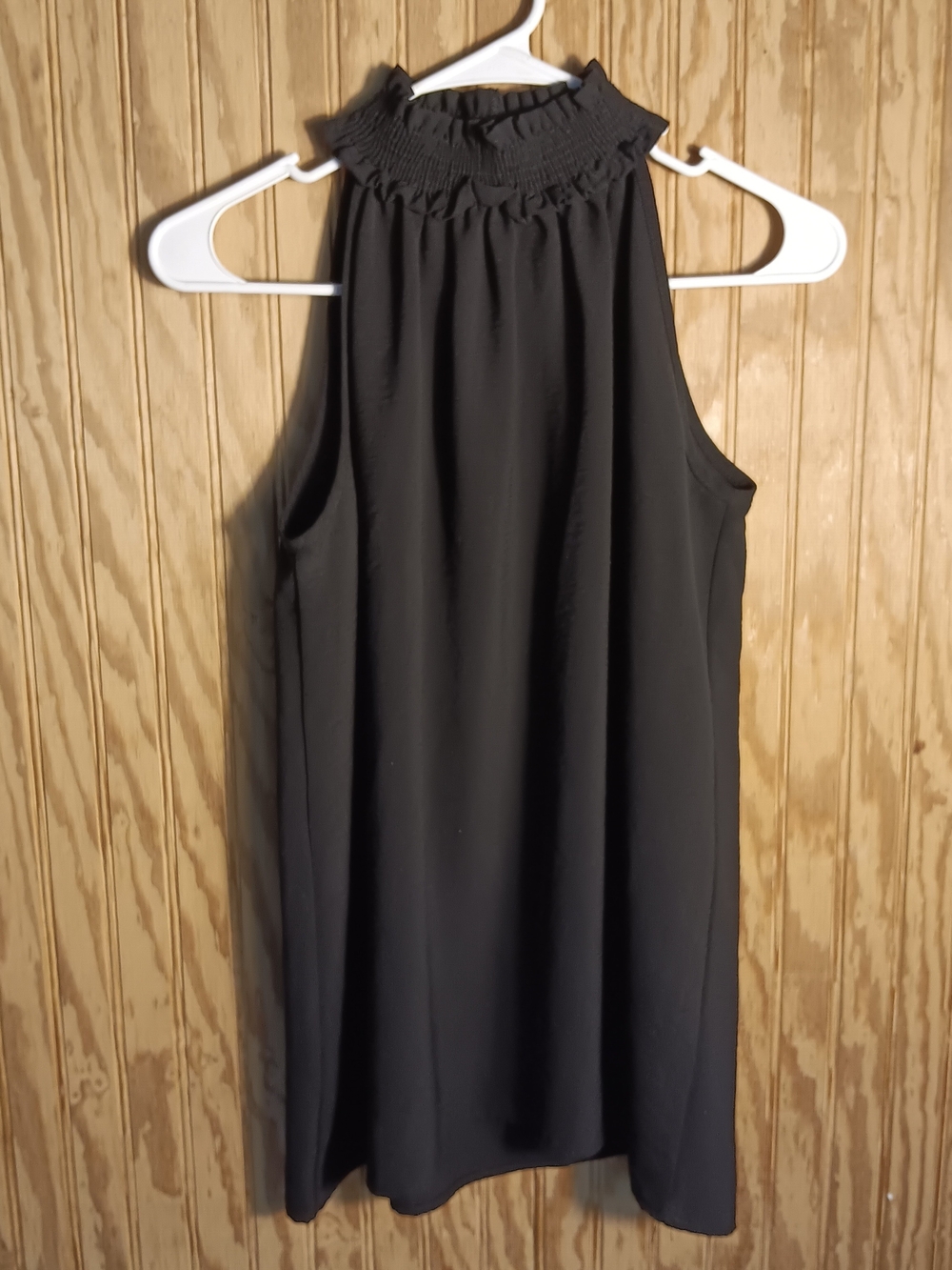 JODIFL Black Sleeveless Blouse